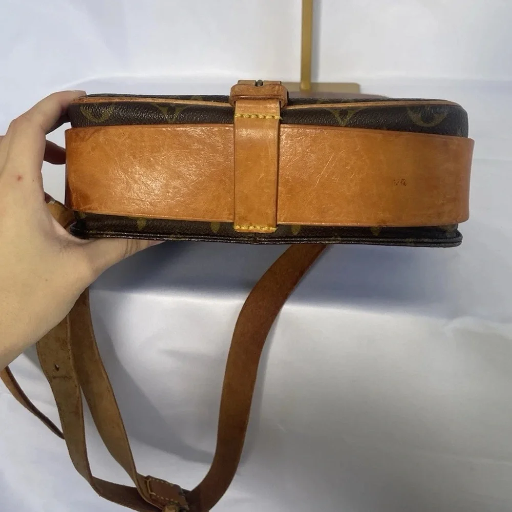 LOUIS VUITTON Cartouchiere GM VTG Monogram Crossbody Shoulder Bag Vintage - Picture 7 of 16